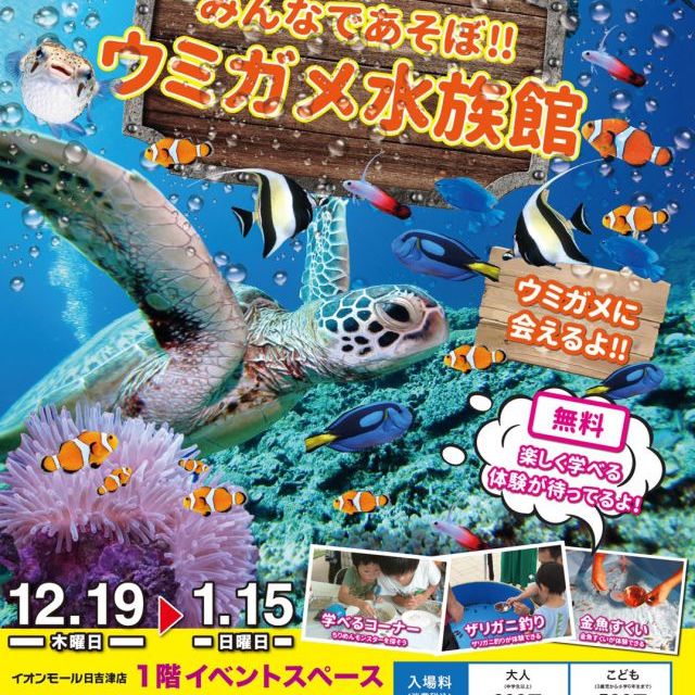 みんなで遊ぼう！ウミガメ水族館INイオンモール日吉津の画像